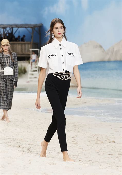 chanel spring summer 2019 leggings|Chanel short jumpsuit.